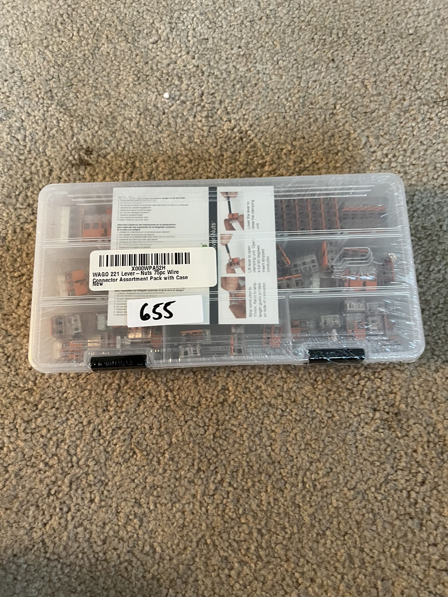 WAGO 221 Lever-Nuts - 75 Pieces
