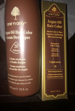 Argan oil hair color