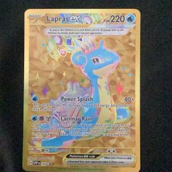 Lapras ex gold promo 164 nm