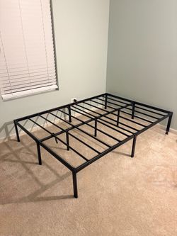Black Metal Bed Frame - Full