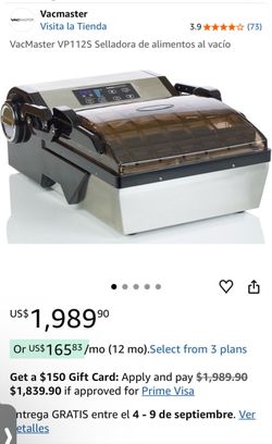 Vacuum and seal VP112S