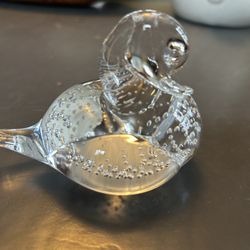 Lead Crystal Duck Granna Glass 