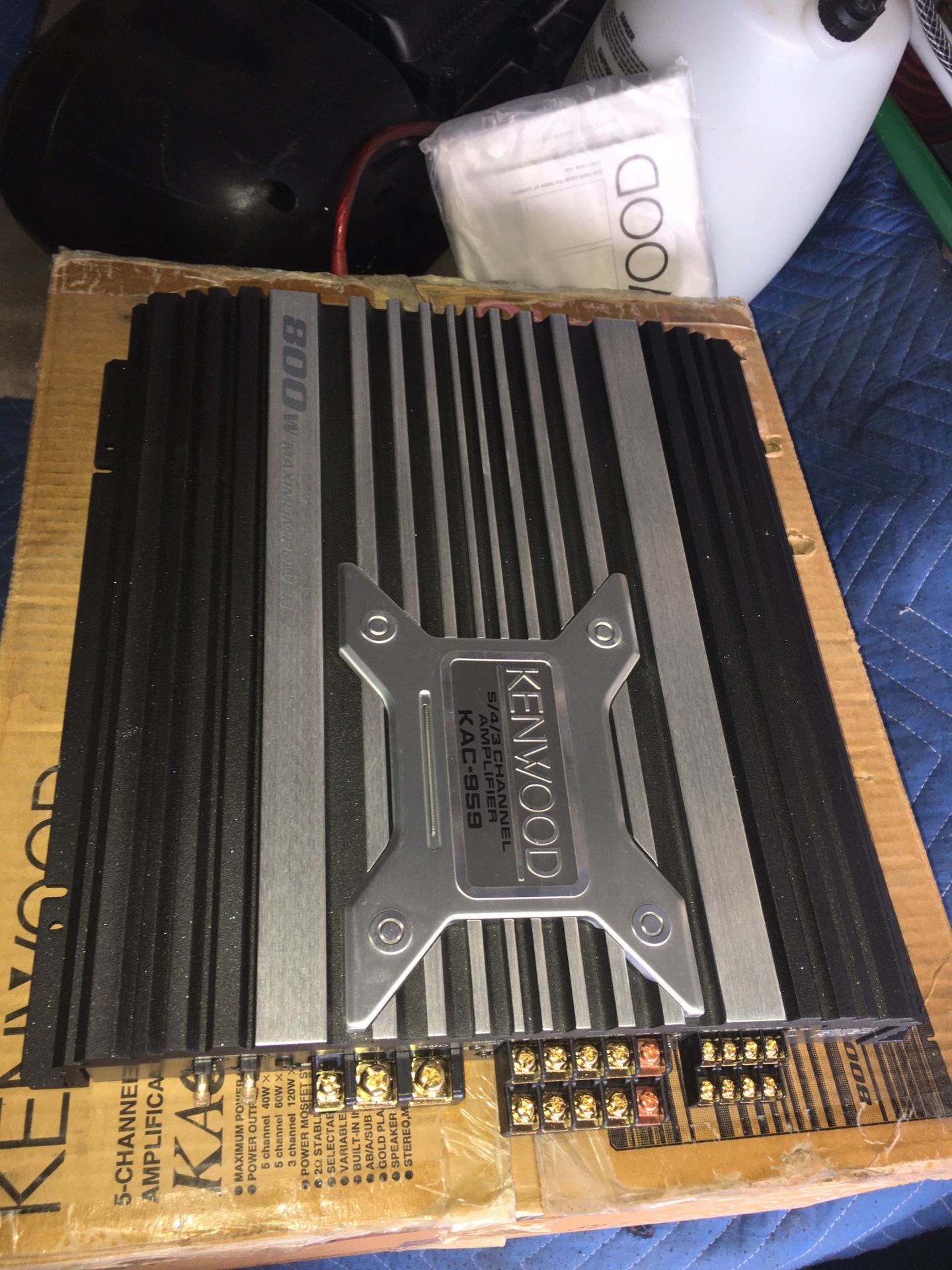 Kenwood Car Amplifiers KAC-959 & KAC-819