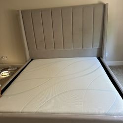 Living space king bed frame- no base
