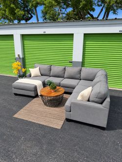 Sectional Couch Sofa - Ashley Furniture - Gray - 4 Piece