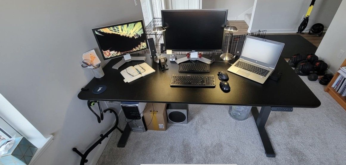Vari Electric Standing Desk 60"X 30" Org Price $850 Very Large Desk 50%+ Off