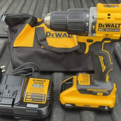 DEWALT ATOMIC 20V MAX 1/2” Hammer Drill Kit – Battery, Charger & Bag 