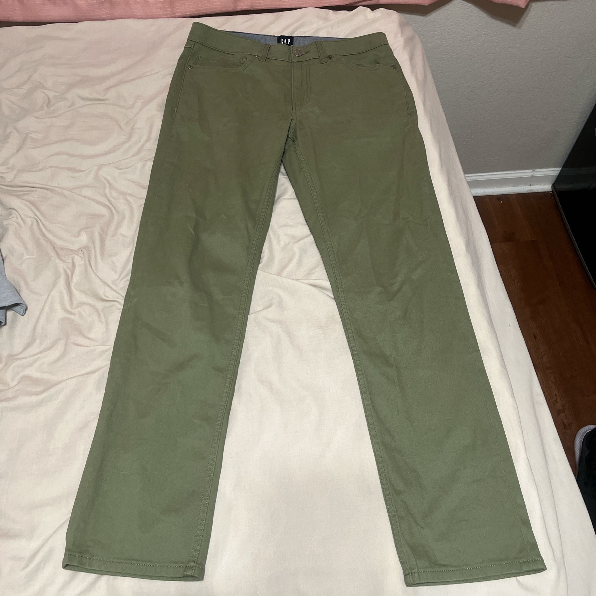 Green GAP Khaki Pants