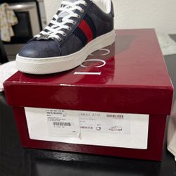 Gucci Ace Shoes Size 6 1/2 Men Or 8 In Women 