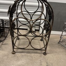 Wine Rack Wrought Iron