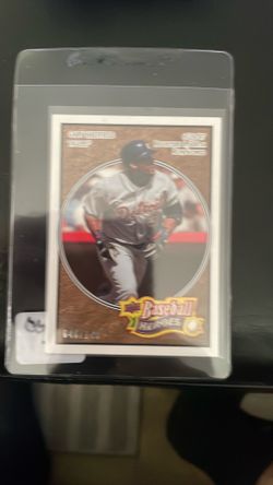2008 upper deck baseball heroes card