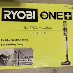 Brand New Ryobi Stick Vac. $120 OBO