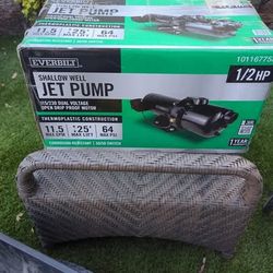 NEW Everbilt 1/2 HP Thermoplastic Shallow Well Jet Pump