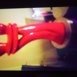 Heavy Red Stone Statue,$18