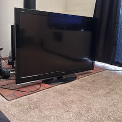 50 Inch Sharp Tv 25$ Works Good But Got a New One For Xmas