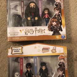 Harry Potter 2 Sets Wizarding World Mini Figures New