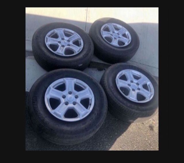 4 X 245/75r17 5x5 5x127 Stock Keep Wrangler Jk Jl Grand Cherokee Wheels Rims Tires !