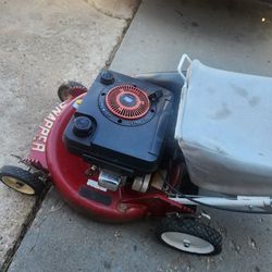 Snapper Hi Vac Self-propelled 6-speed Rwd Lawn Mower With Large Bag Great Condition Full Tune Up 6hp 21 Inch