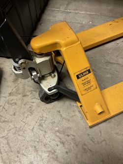 Uline Pallet Jack Truck With Hand Brake, 48 x 27", 5500 Lbs