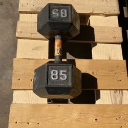 85lb Hex Dumbbell