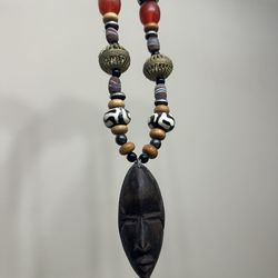 Dan Mask Authentic handmade African Necklace