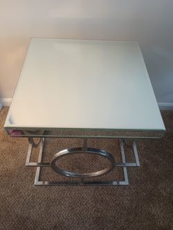 A Set Of 3 Glass Tables
