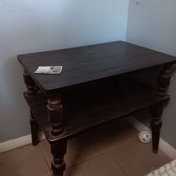 Antique Wood Endtable