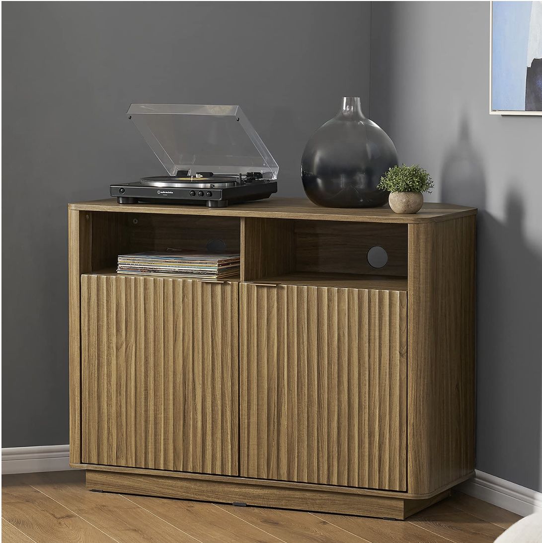 Wood Corner Console/Dresser/Cabinet