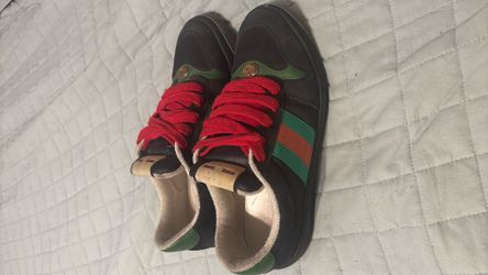 Gucci Screener Suede “Black Green”