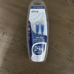Ativa Cat 5e Ethernet Cable — 14’ — Brand New