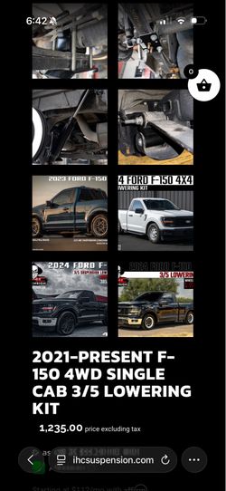 IHC 3/5 drop kit f150 21- 26 4WD