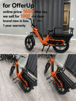 Family cargo ebike at wholesale price to public