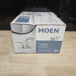 MOEN
Findlay 4 in. Centerset Double-Handle Bathroom Faucet in Spot Resist Brushed Nickel