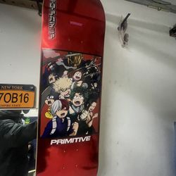 Primitive My Hero Academia Skateboard
