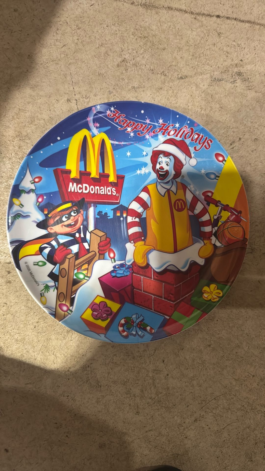 Vintage McDonald's Plate