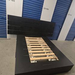 Bed Frame With Floating Headboard $250