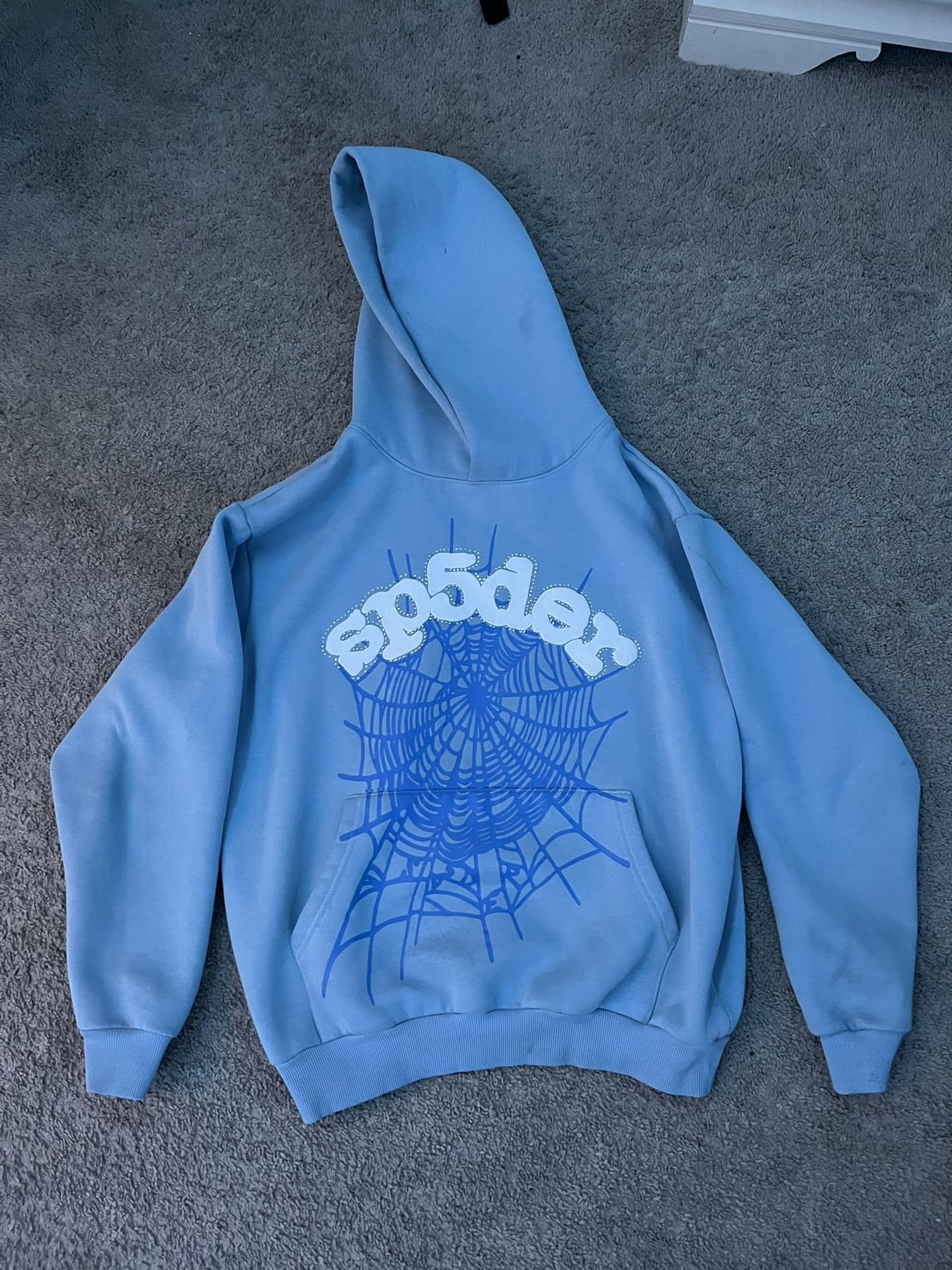 Blue Spider Hoodie Small