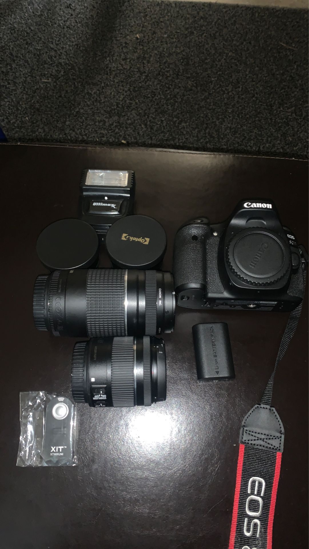 Canon 80D w/accessories