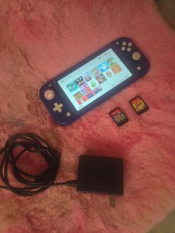 Nintendo switch blue with games $220