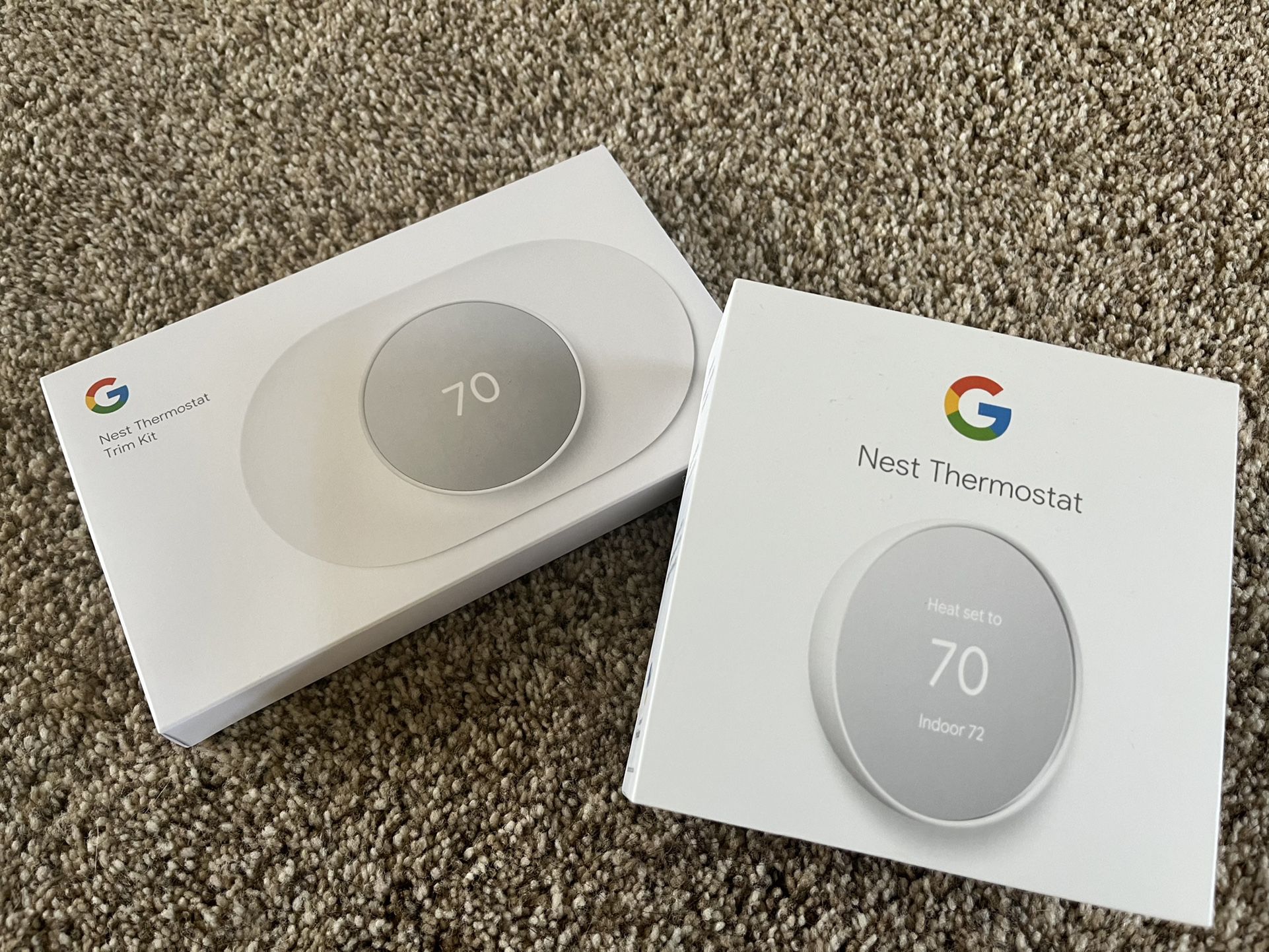 Google Nest Thermostat and Trim Kit