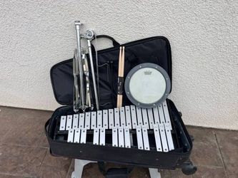 STUDENT CB XYLOPHONE-GLOCKENSPIEL BELL KIT WITH ROLLING CASE!