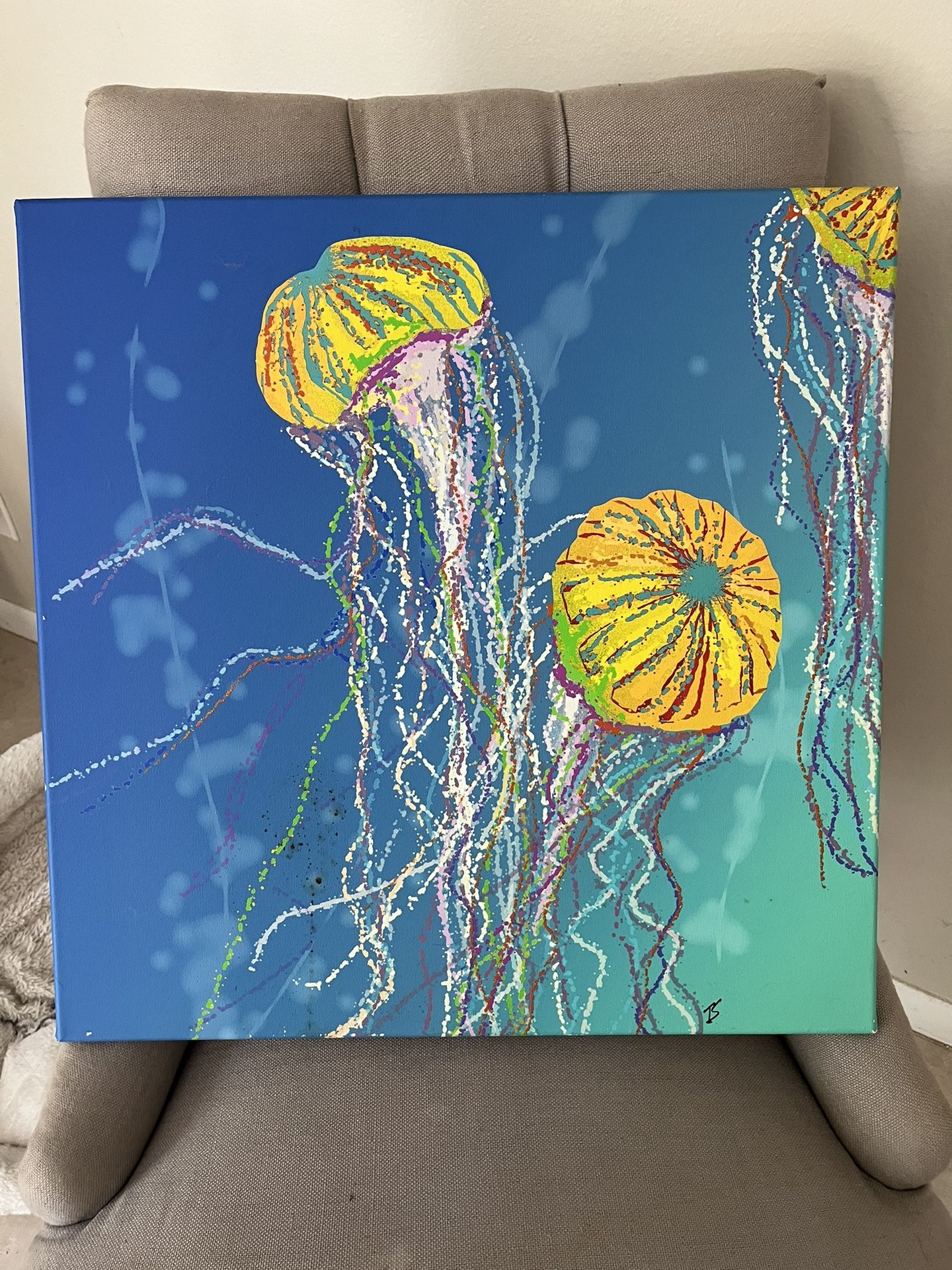 Jelly Fish Painting