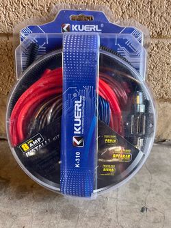 10 gauge wiring kit for 500w amplifiers- $20