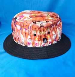 Vans Off The Wall Men's Hank Foto Bikini Girl Print Bucket Hat Cap