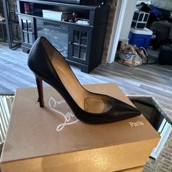 Christian Louboutin Black Red Bottoms