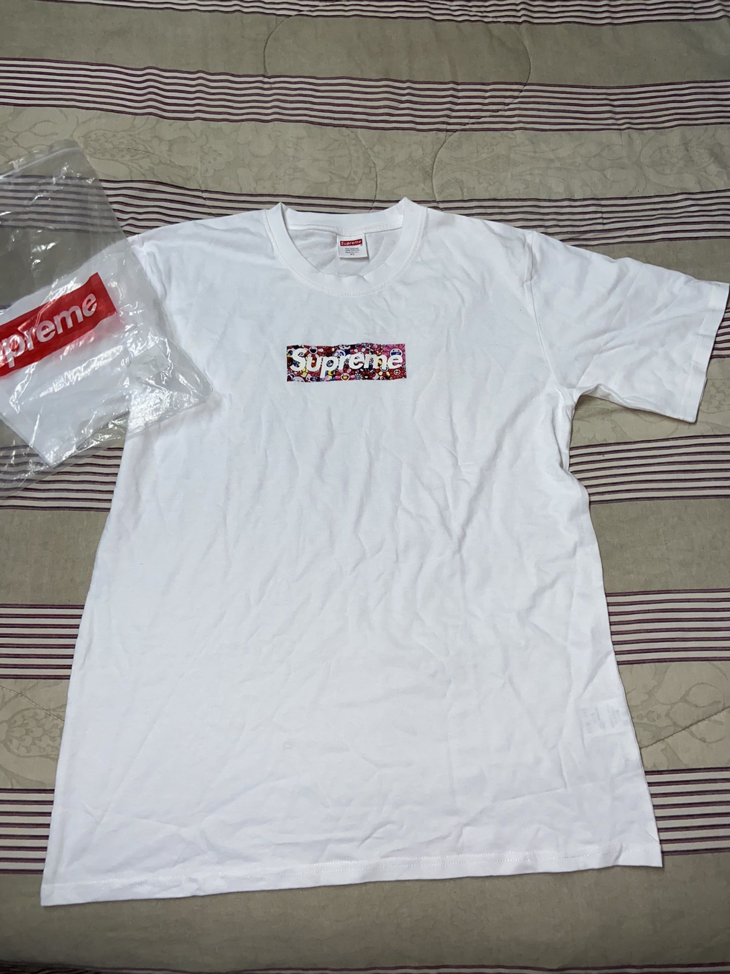 Supreme COVID-19 White Box Logo Tee (Size Xtra Large) Brand New