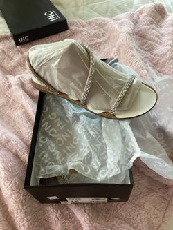 Silver bling sandals