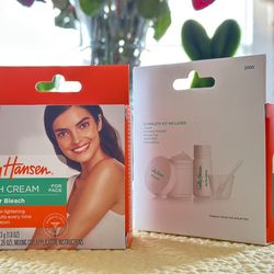 2 Boxes of BRAND NEW : Sally Hansen Creme Hair Bleach For Face