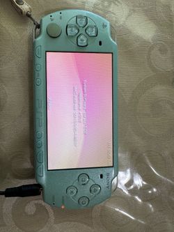 Sony PSP 2000 Mint Green Console + Charger | Tested | UMD Drive Issue