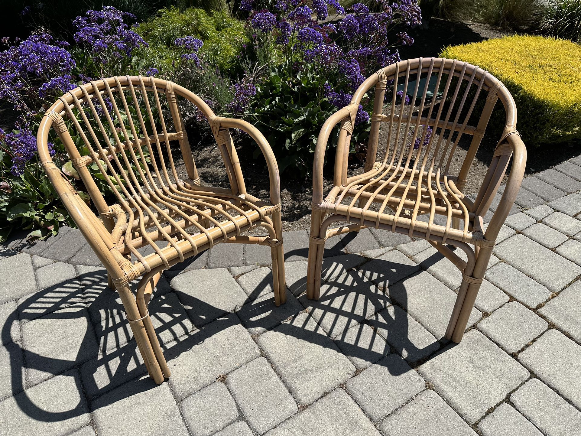 Two Bamboo Chairs - Good Condition